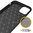 Flexi Slim Carbon Fibre Case for Apple iPhone 11 - Brushed Black